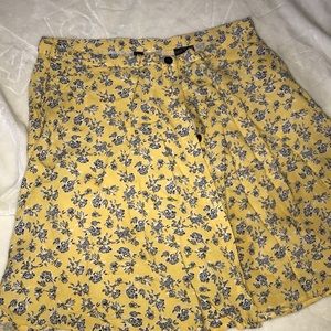 Button front Skater skirt